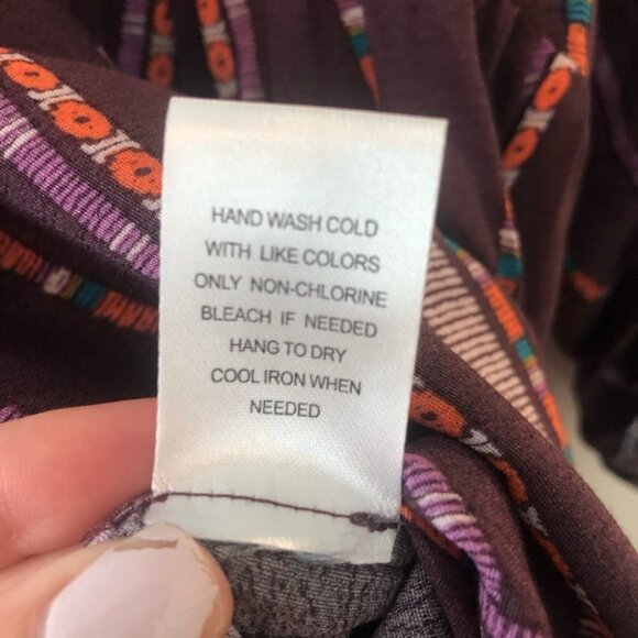 DANIEL RAINN Button Up Light Low Boho Blouse - Picture 7 of 11